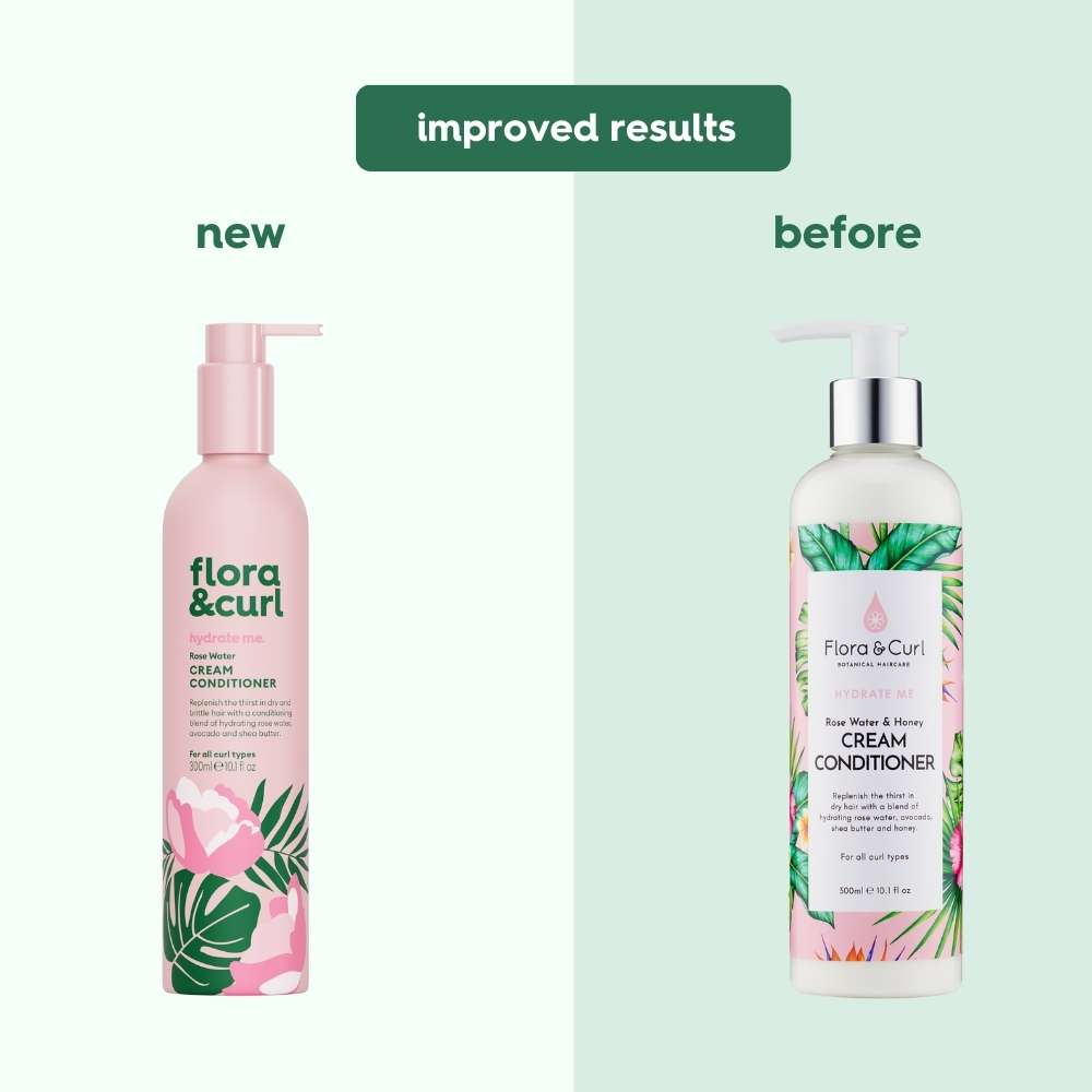 Flora & Curl Rose Water Cream Conditioner- Curl Care