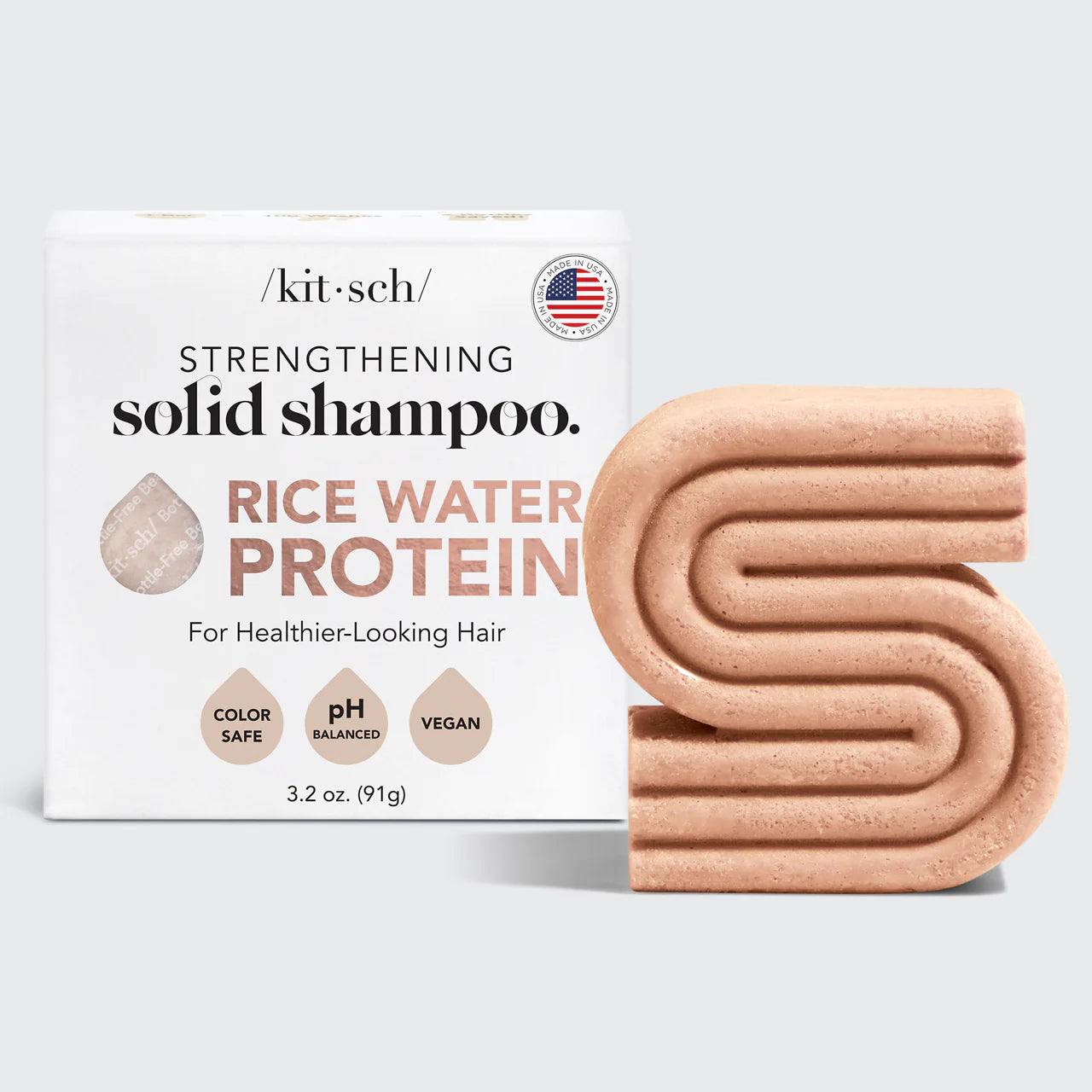 Kitsch Rice Water Protein Strengthening Shampoo Bar