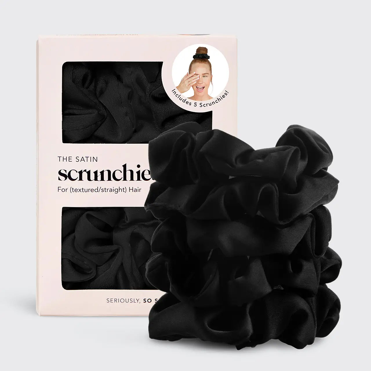 Kitsch Satin Sleep Scrunchies 5pc