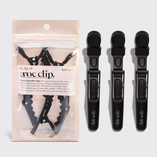 Kitsch No Slip Crocodile Clip 3pc