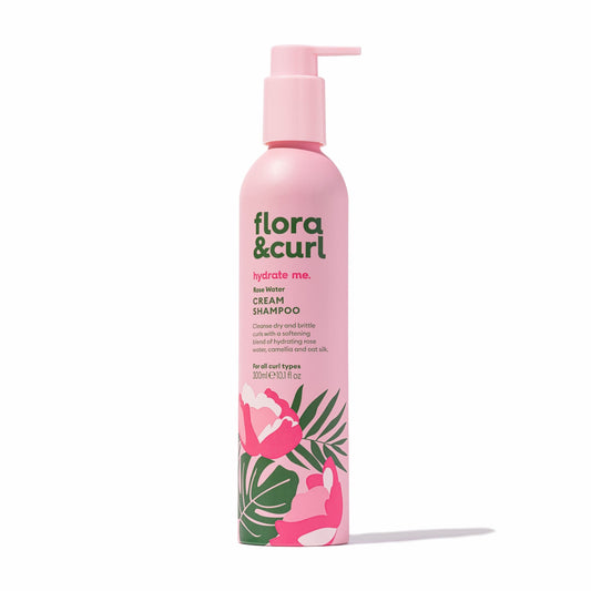 Flora & Curl Rose Water Cream Shampoo- Curl Care