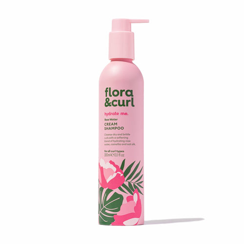 Flora & Curl Rose Water Cream Shampoo- Curl Care