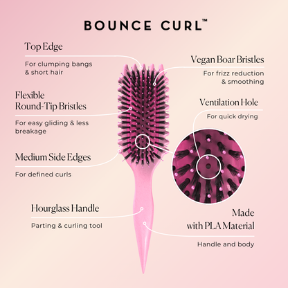 Bounce Curl Define EdgeLift Brush Pink