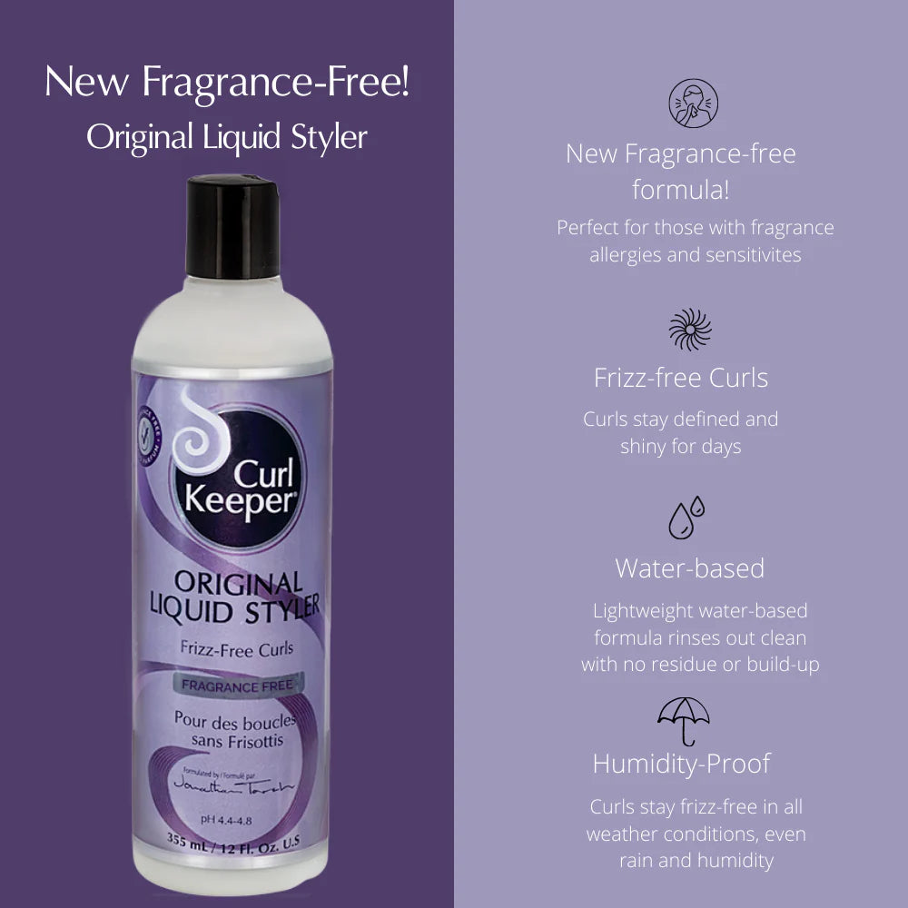 Curl Keeper Fragrance-Free Original Liquid Styler 355ml