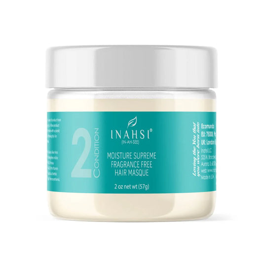 Inahsi Moisture Supreme Fragrance Free Hair Masque 2oz- Curl Care