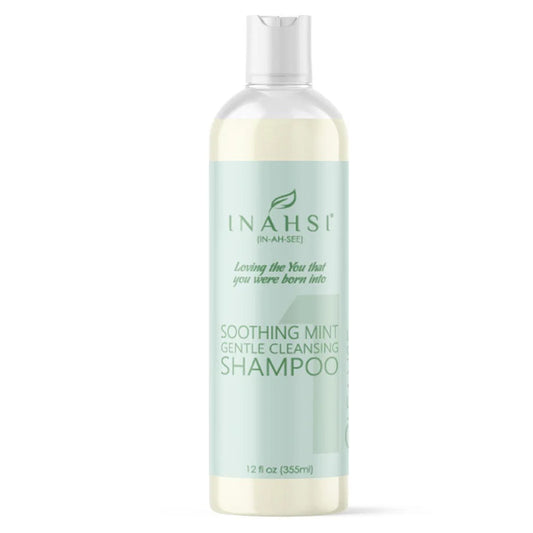 Inahsi Soothing Mint Gentle Cleansing Shampoo 355ml- Curl Care