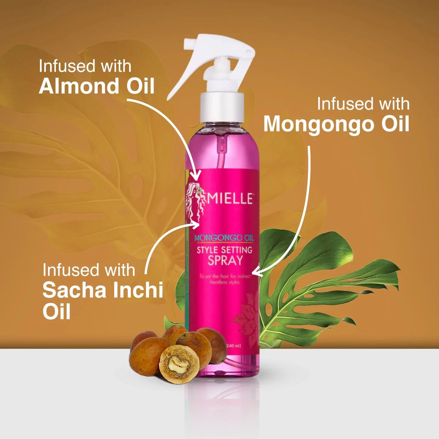 Mielle Organics Mongongo Oil Style Setting Spray