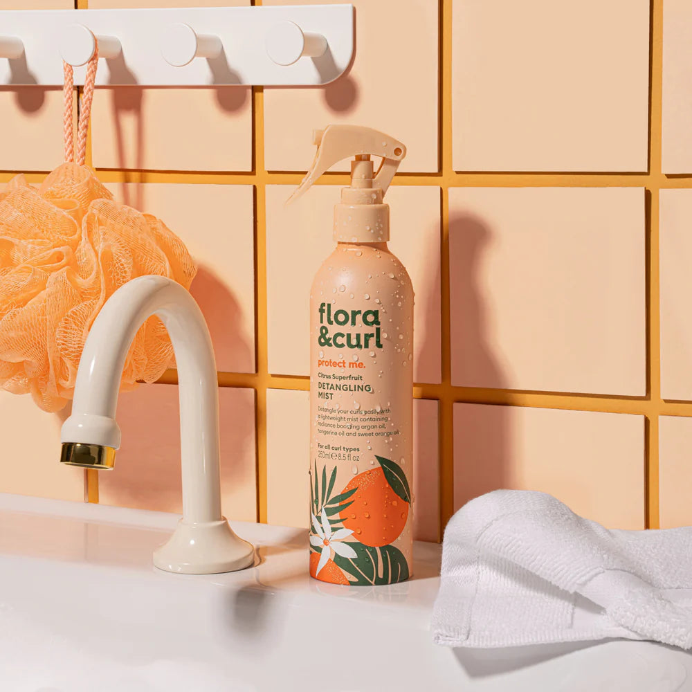 Flora & Curl Citrus Superfruit Detangling Mist