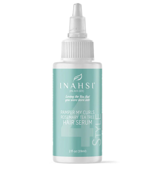 Inahsi Pamper My Curls Rosemary Tea Tree Hair Serum 2oz- Curl Care