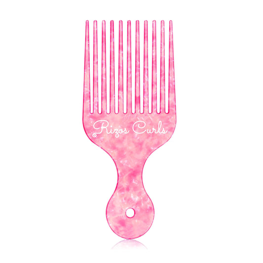 Rizos Curls Pink Hair Pick Comb- Curl Care