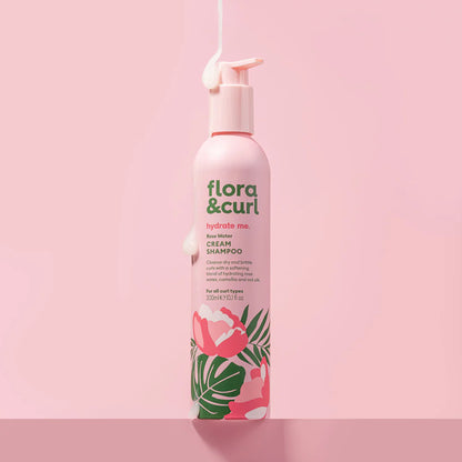 Flora & Curl Rose Water Cream Shampoo