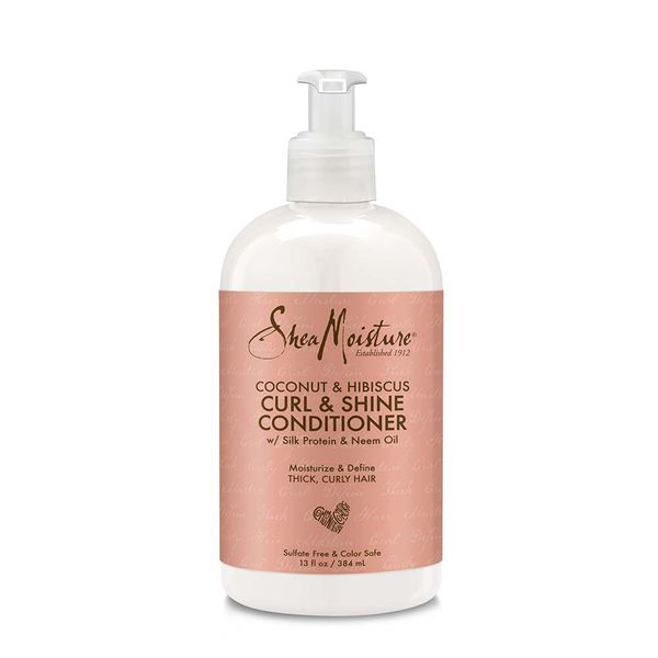 Shea Moisture Coconut & Hibiscus Curl & Shine Conditioner- Curl Care Ltd