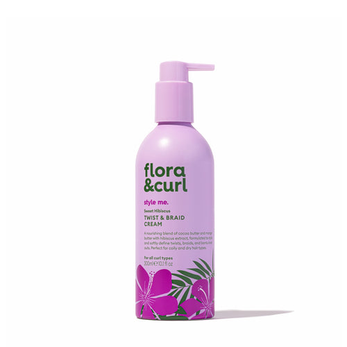Flora & Curl Sweet Hibiscus Twist & Braid Cream- Curl Care