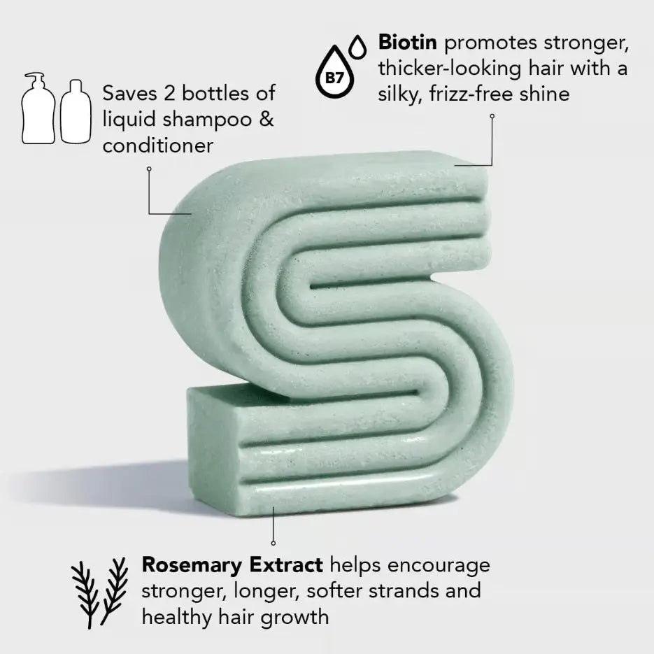 Kitsch Rosemary & Biotin Volumizing Shampoo Bar