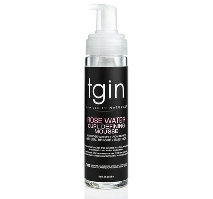 Tgin Rose Water Curl Defining Mousse