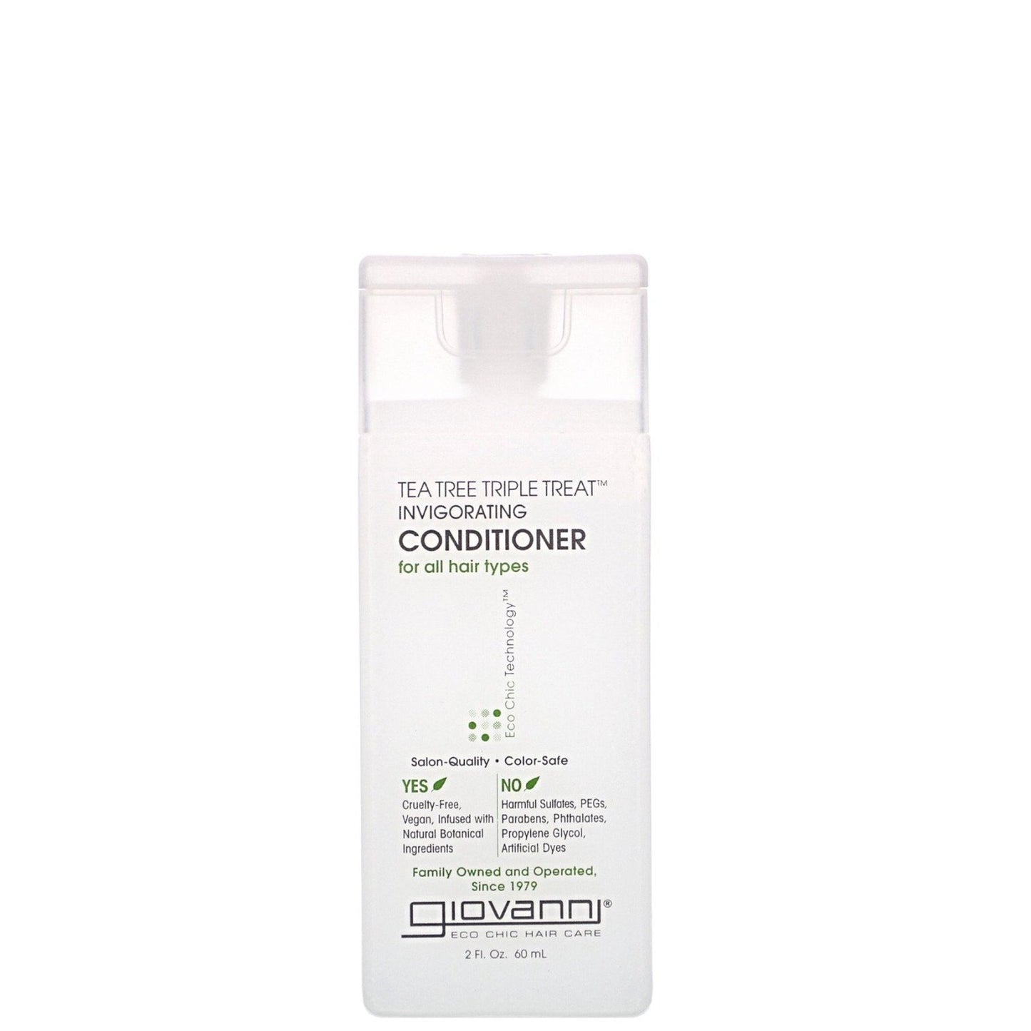 Giovanni Tea Tree Triple Treat Invigorating Conditioner 60ml - Curl Care