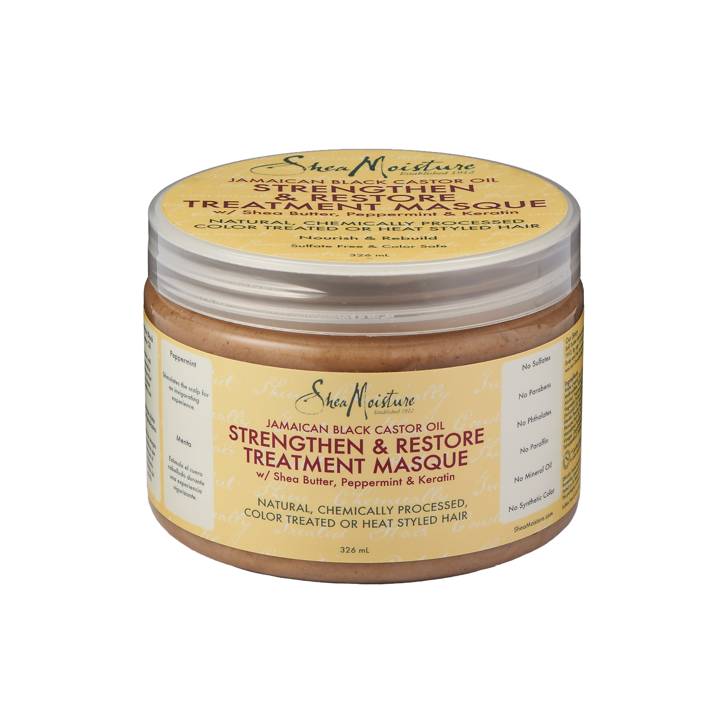 Shea Moisture Jamaican Black Castor Oil Strengthen & Restore Treatment Masque - Curl Care